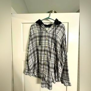 American Eagle, Size XL, hooded flannel